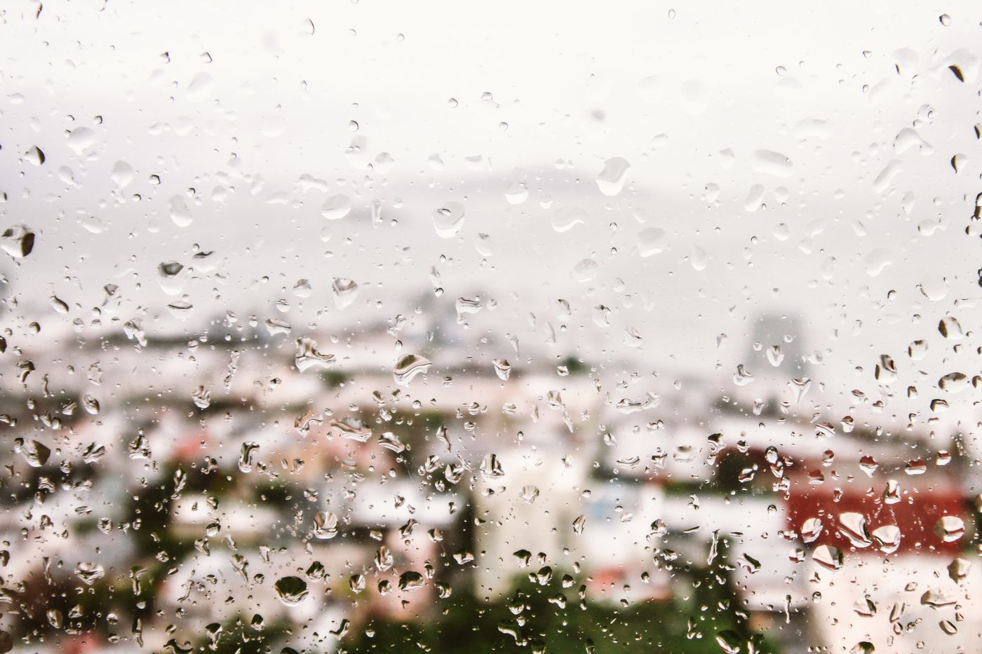 Raindrops on a window